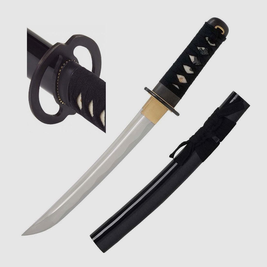 Musashi Ichi Tanto z błyszczącą pochwa