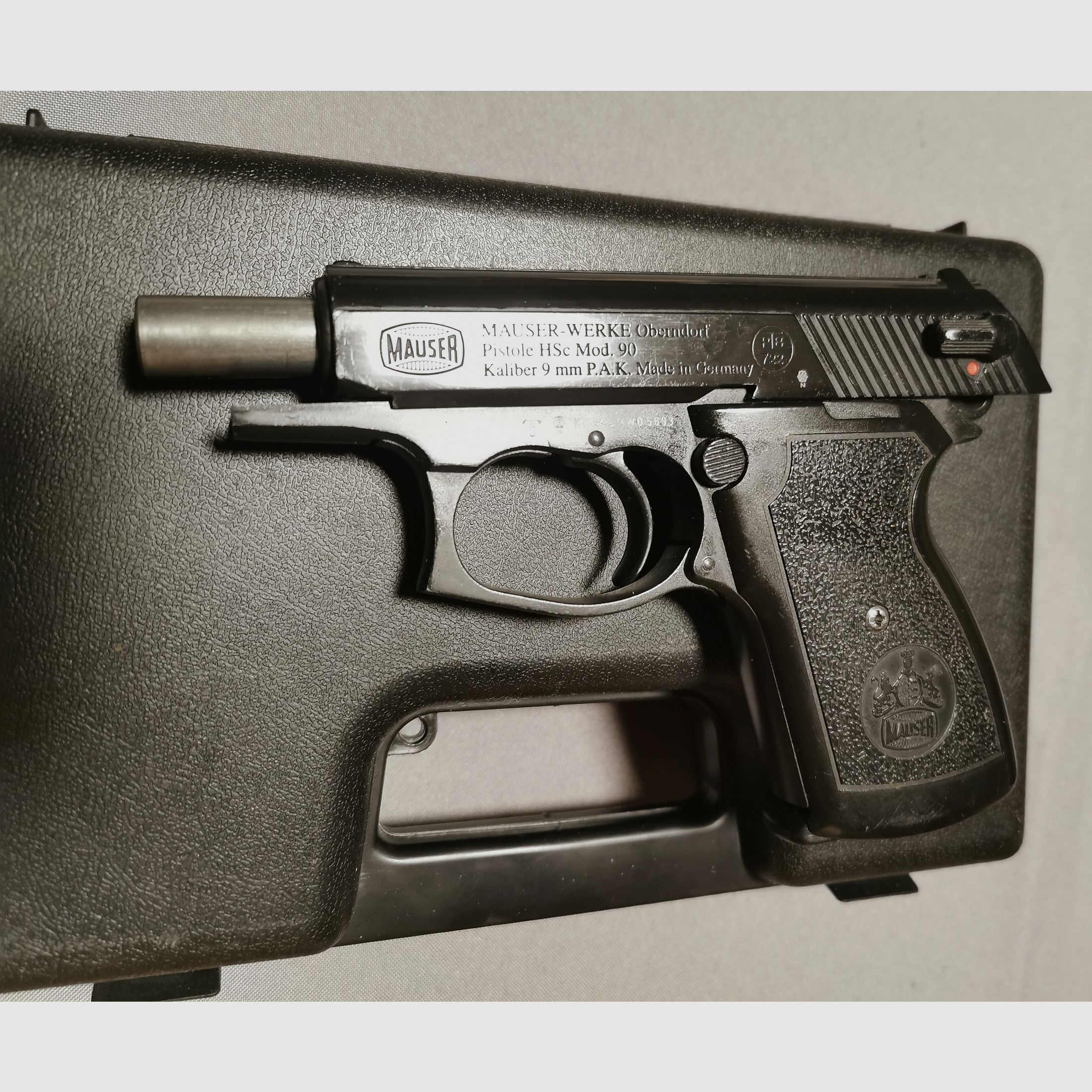 Mauser HSC 90 Schwarz Sammlerwaffen mit PTB Frei ab 18 Jahre