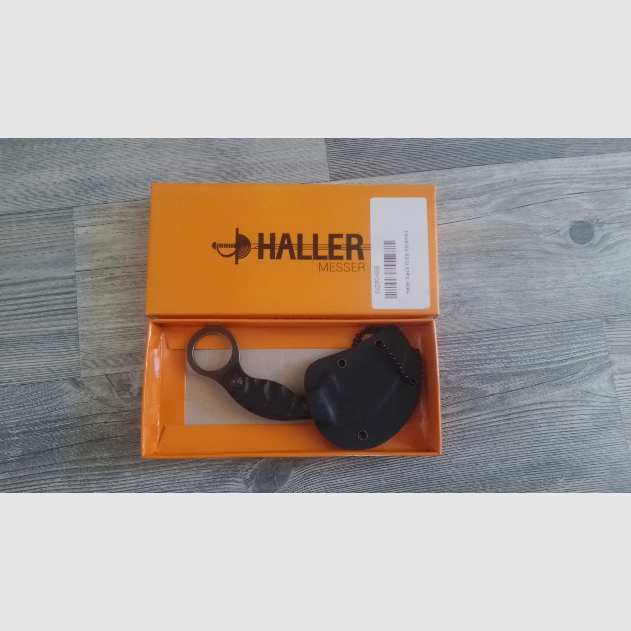 Haller Neck Knife Karambit – unbenutzt