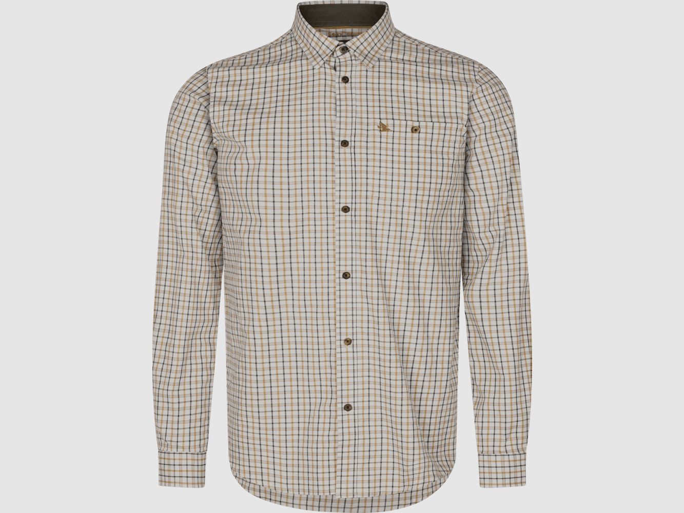 Seeland Oxford Hemd Herren Classic Blue/Merlot Check - S