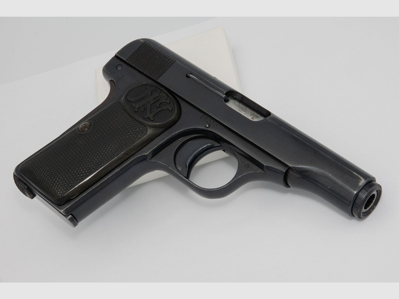FN 1910, Fabrique National Modell 1910, Kaliber 7,65mm Browning + Tasche 1910/22