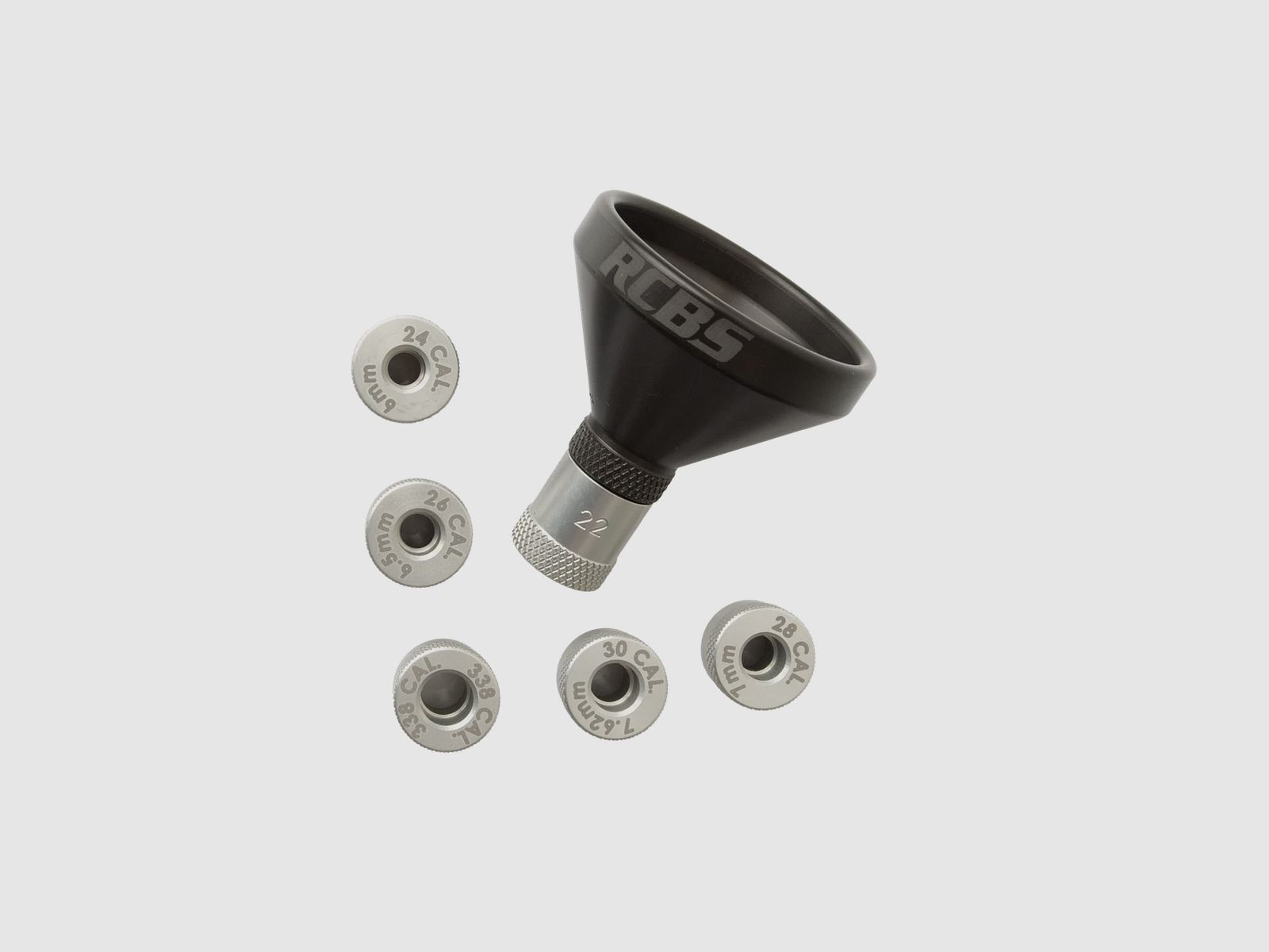 RCBS MatchMaster 98820 Aluminum Powder Funnel Set