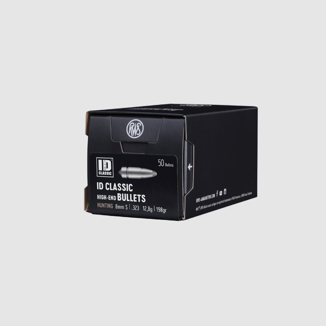 RWS Geschosse ID CLASSIC .323/8mmS 12,8g/198gr – 50er