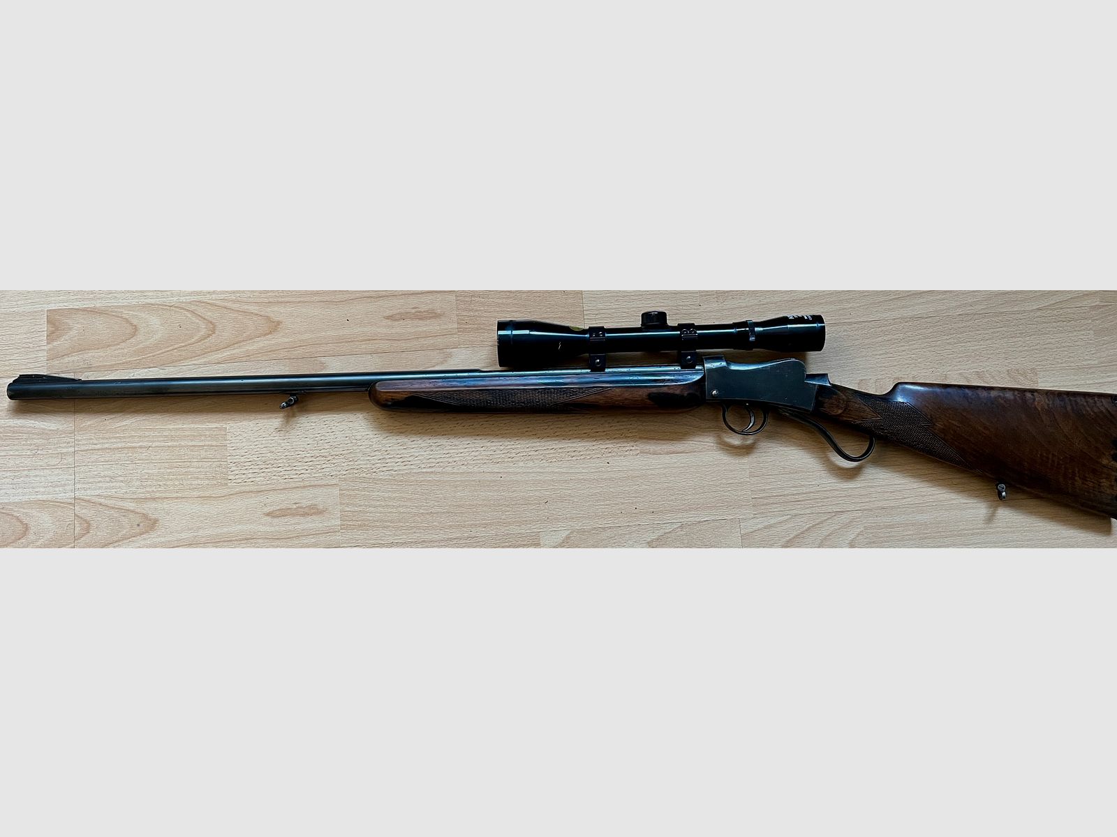 Weihrauch HWZ 21 .22lr geweer., Martini Rolling Block systeem, zeldzaamheid, antiek, (ideaal ook voor Zella Mehlis verzamelaars)
