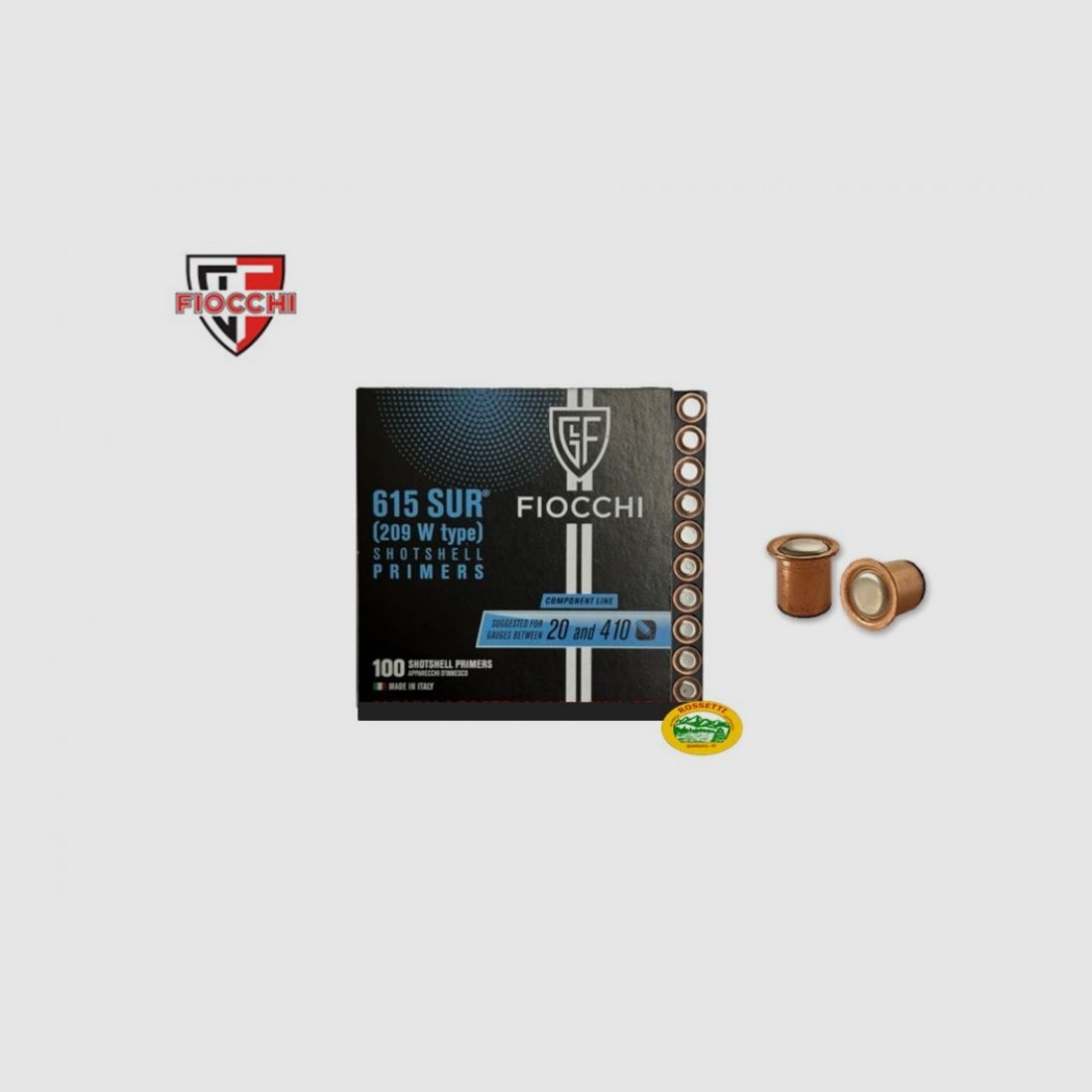 FIOCCHI Zündhütchen 615 SUR Packung 100 St.