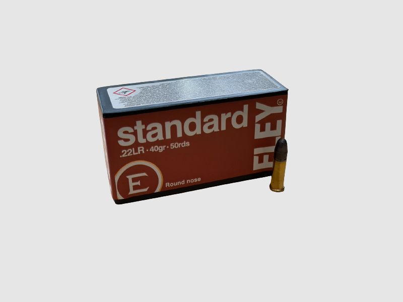 ELEY STANDARD KK-PATRONEN - .22LR - 40GRS.- 50 SCHUSS