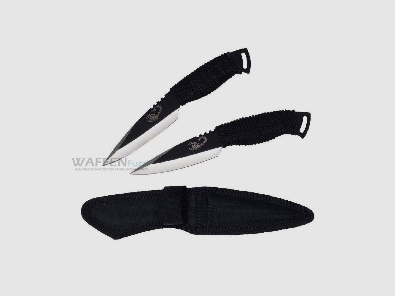 Set de couteaux de lancer Scorpion 2 pièces