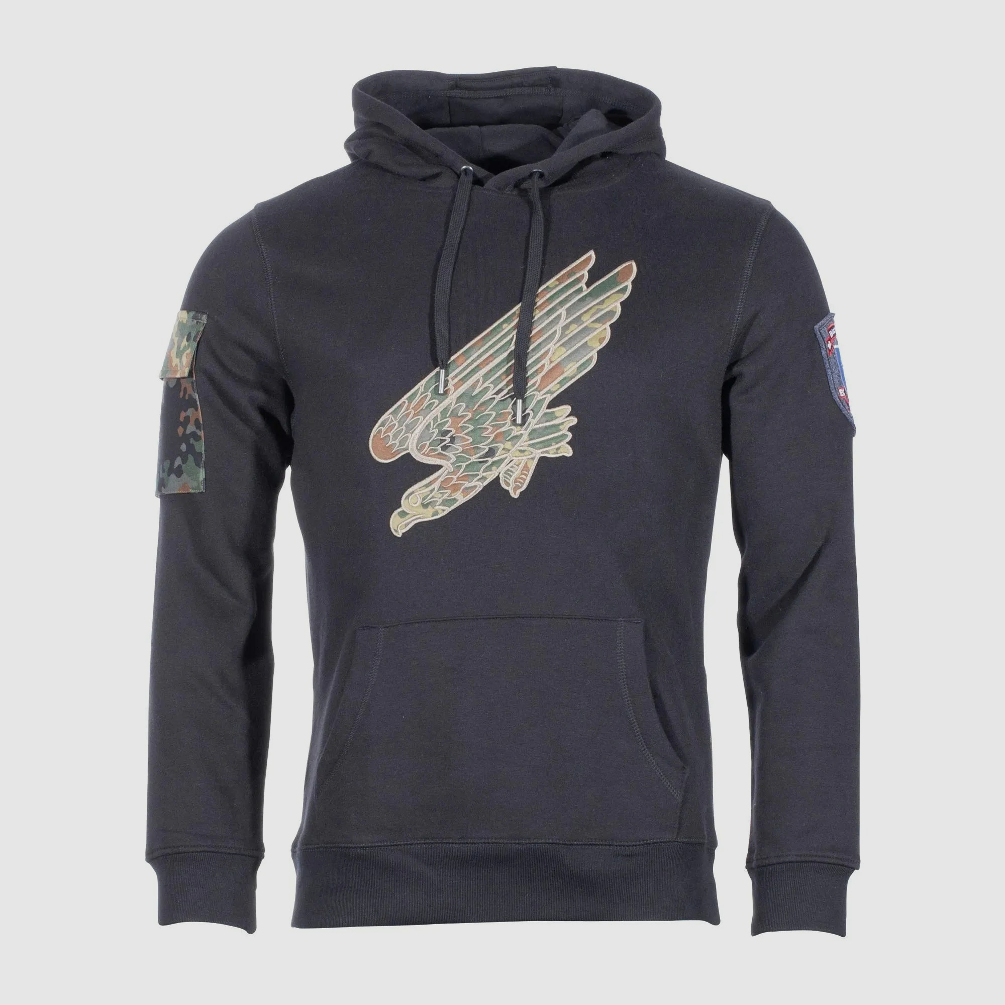 Unbekannt Hoodie Bundeswehr Adler schwarz