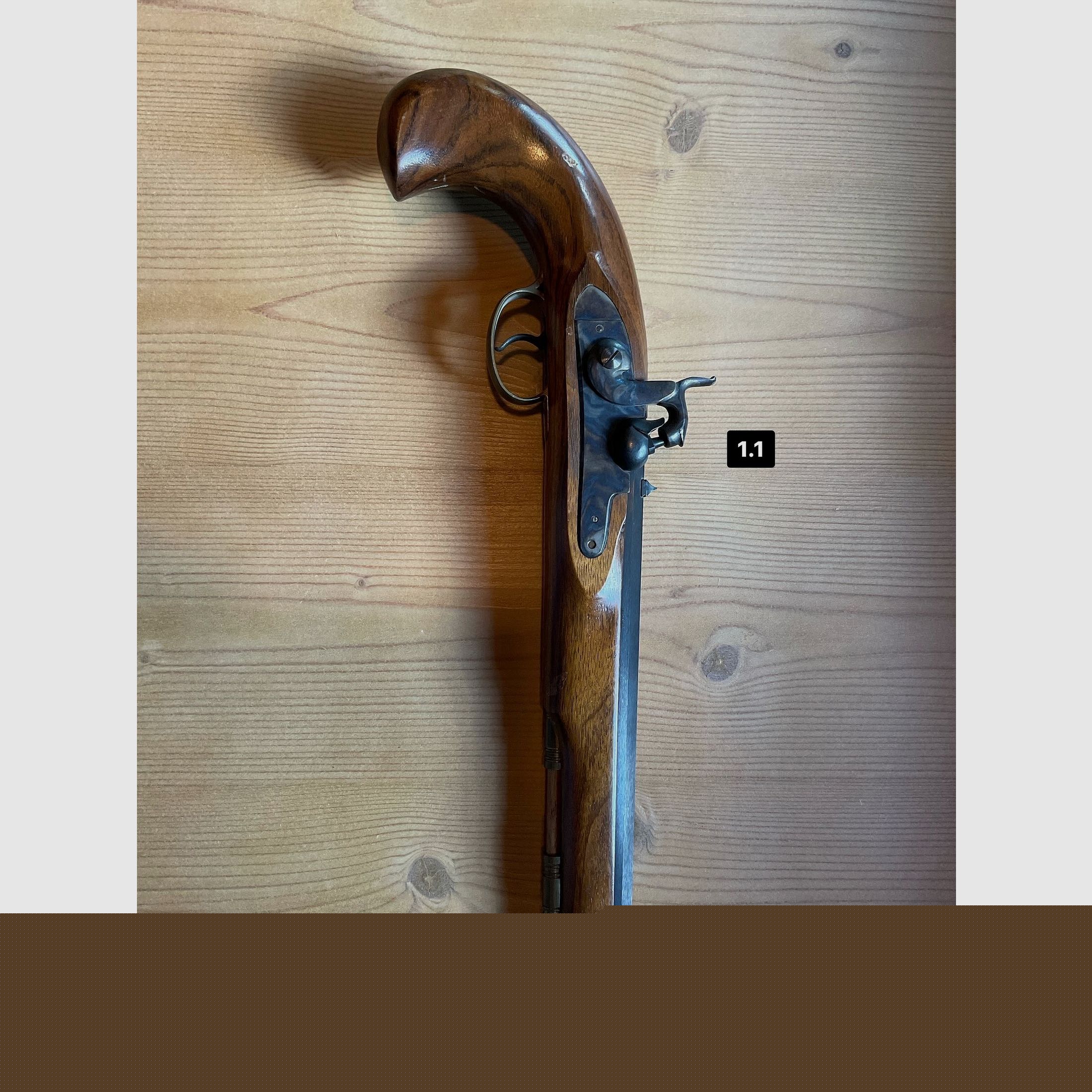 Schwarzpulver Vorderladerpistole