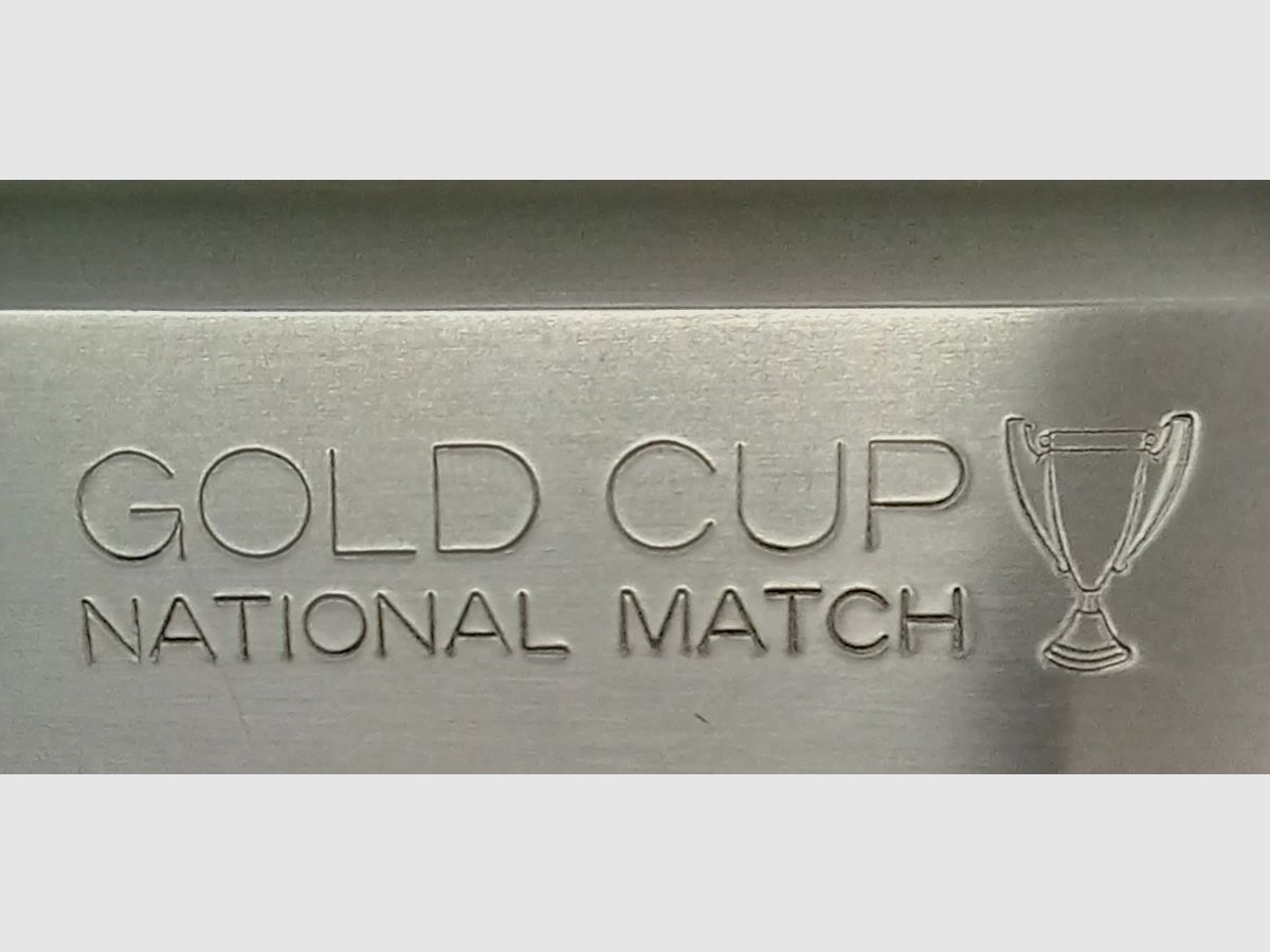 Colt Gold Cup National Match as First Edition in caliber 9mm Luger