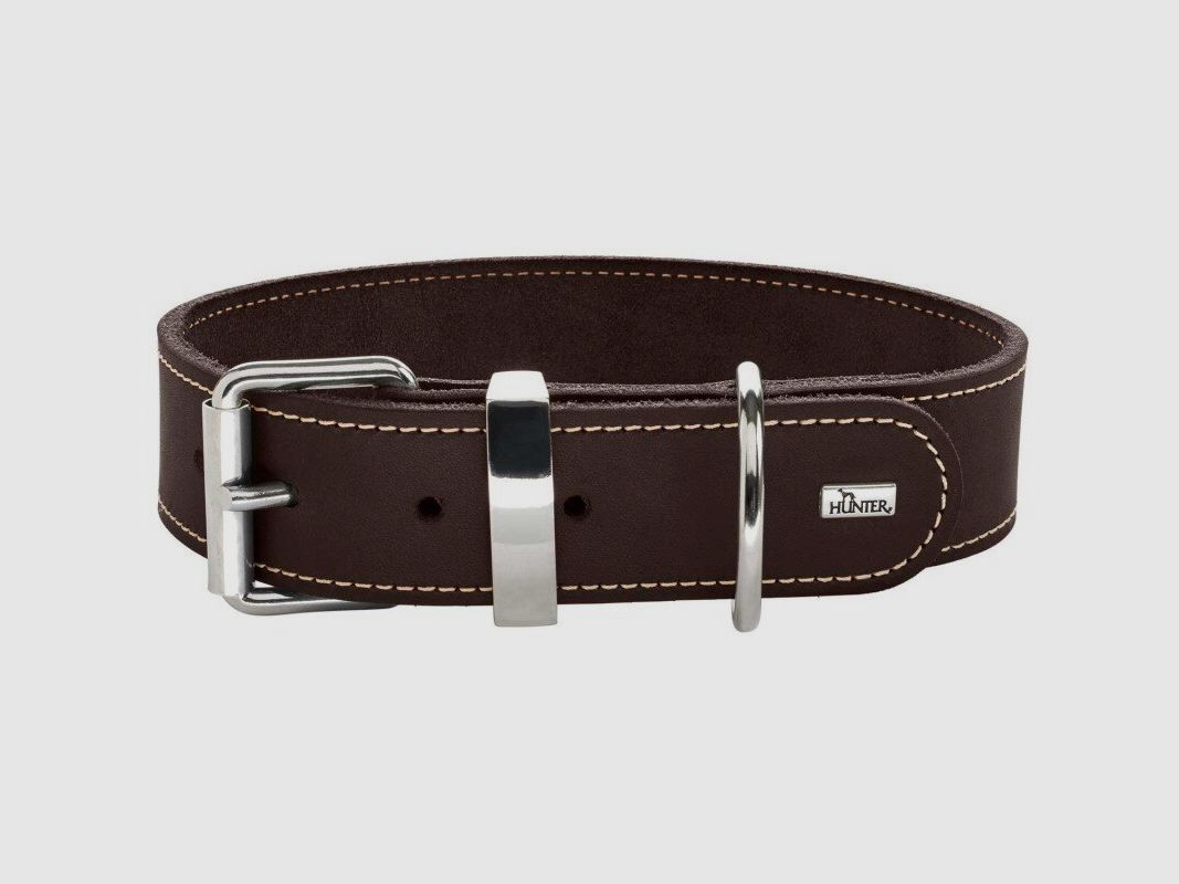 Hunter collar Aalborg Special leather / brown