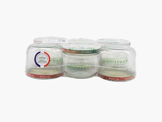 Set of 6 Twist-off Sterilizable Jars 350ml - Ø100mm for Food Preservation