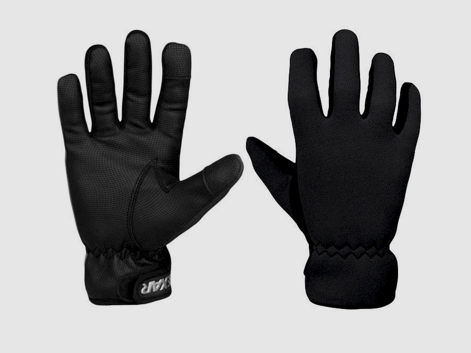 Black neoprene gloves XL