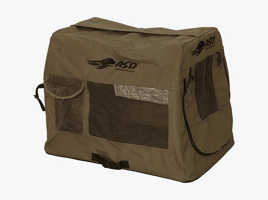 ASD Quick Set Transportín de viaje marrón oscuro