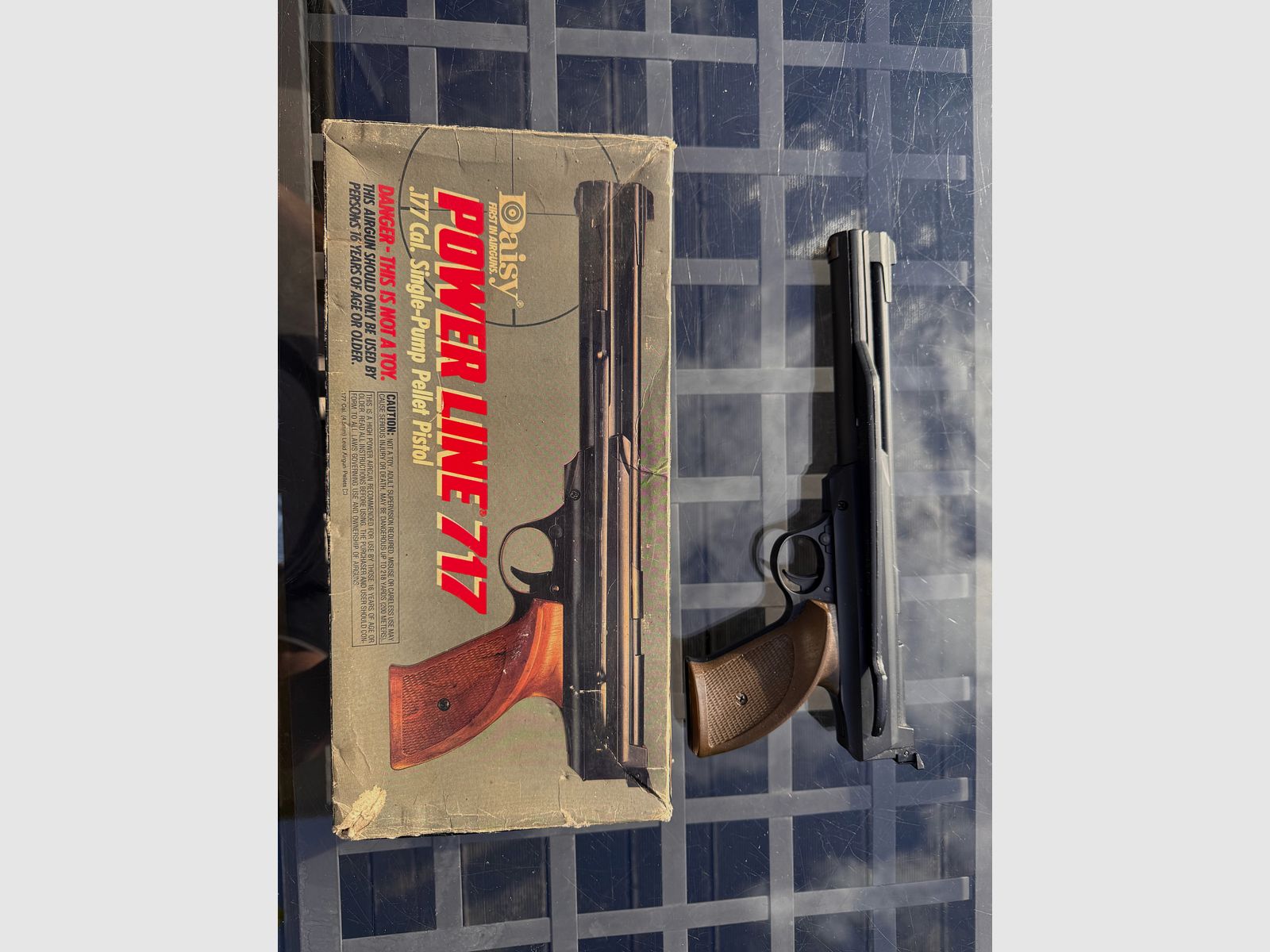 Daisy Powerline 717 Match-Druckluftpistole – Wie NEU in OVP mit Kaufbeleg!