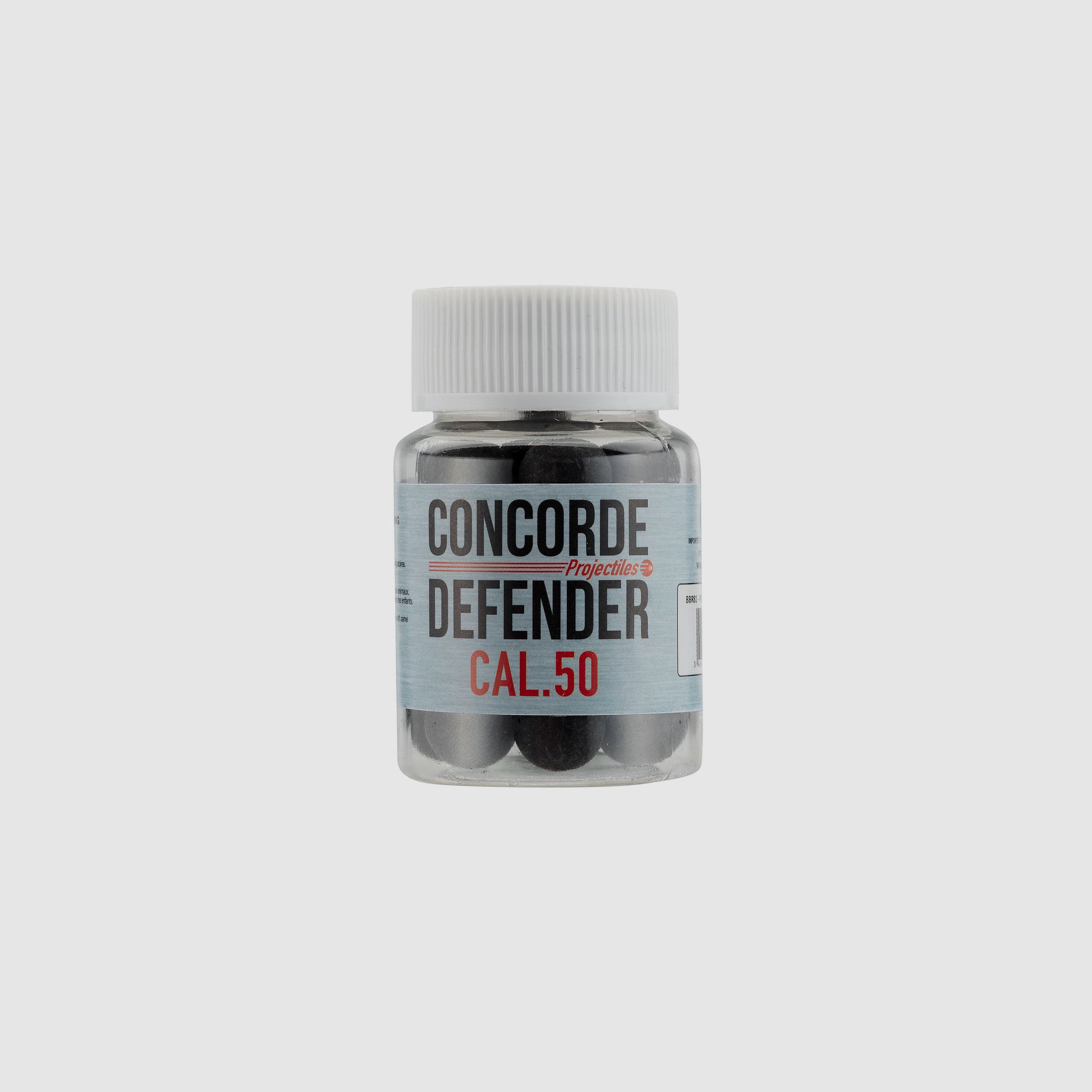 Concorde Defender .50 Gummigeschosse Schwarz 30 Stück