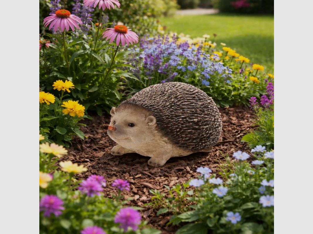 Deko-Igel aus Harz - 20,5 x 12,8 x 9,6 cm, Bild 1 von 14