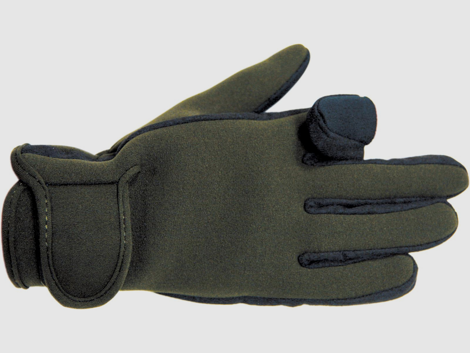 Percussion Handschuhe Neopren Khaki
