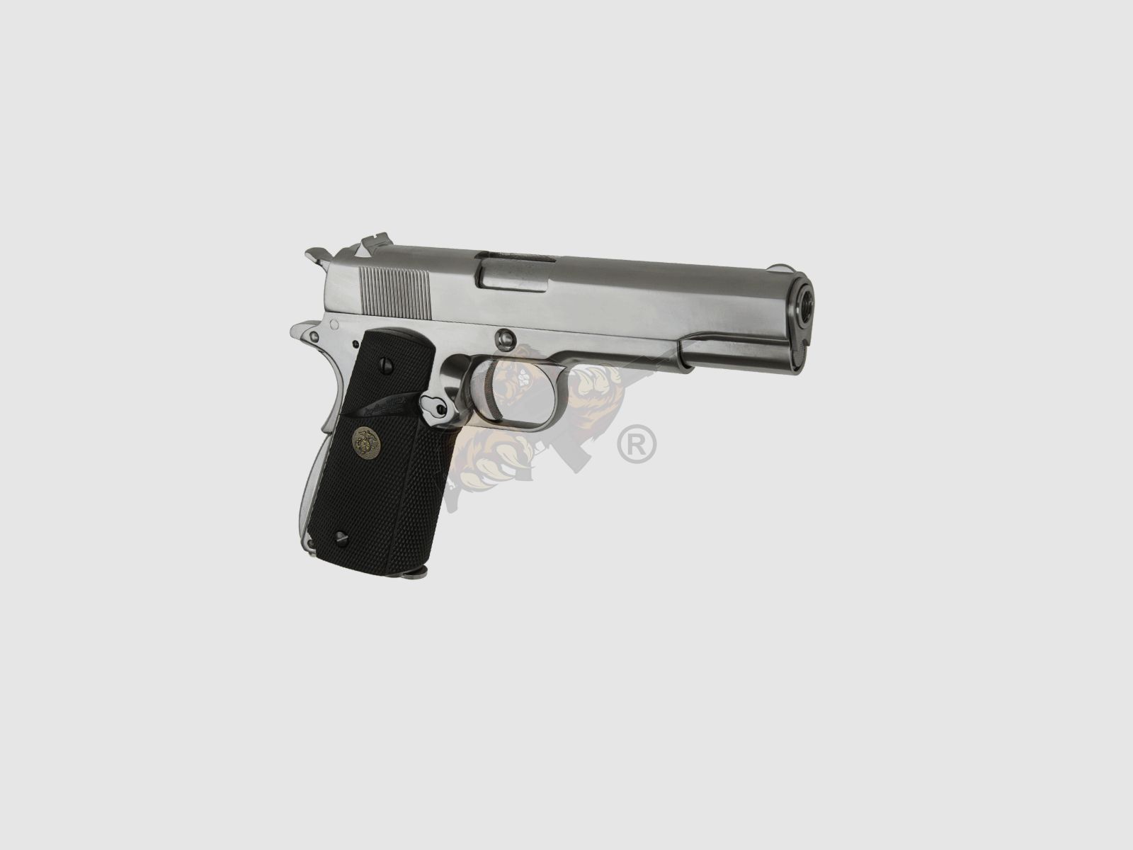 M1911 MEU Full Metal, GBB Silber -F-