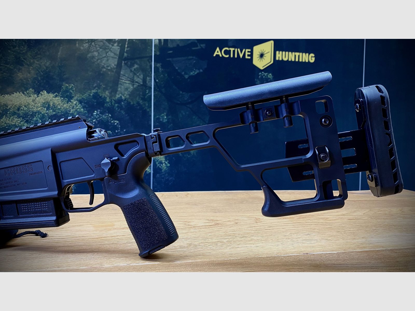 Sig Sauer Cross Rifle / .308 Win. / LL 16" / 5 Schuss Mag. / M-Lok Vorderschaft / Klappschaft 
