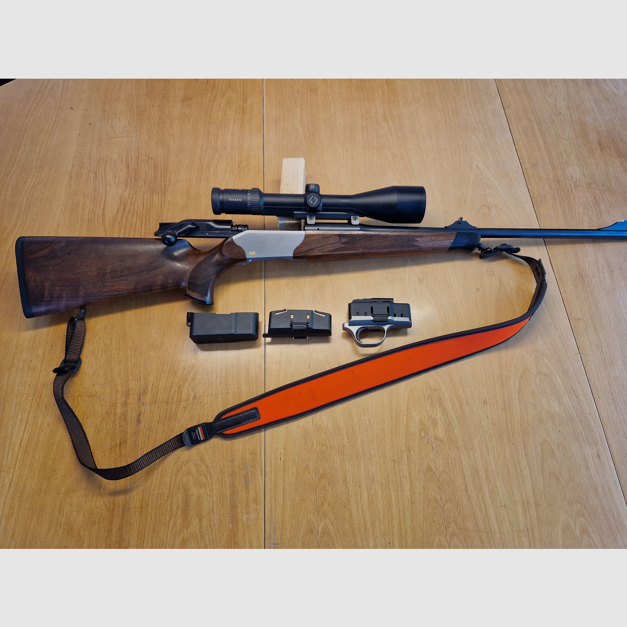 Blaser R 8, Bockflinte   Miroku MK 700 GAME 12/76,  Savage Büchse 17 HMR