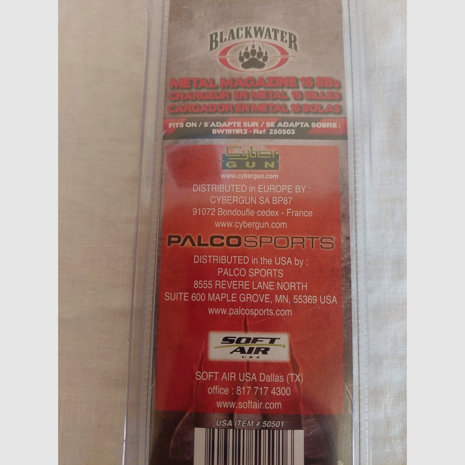 Spare magazine for Colt 1911 / Colt 1911 Rail Gun co2