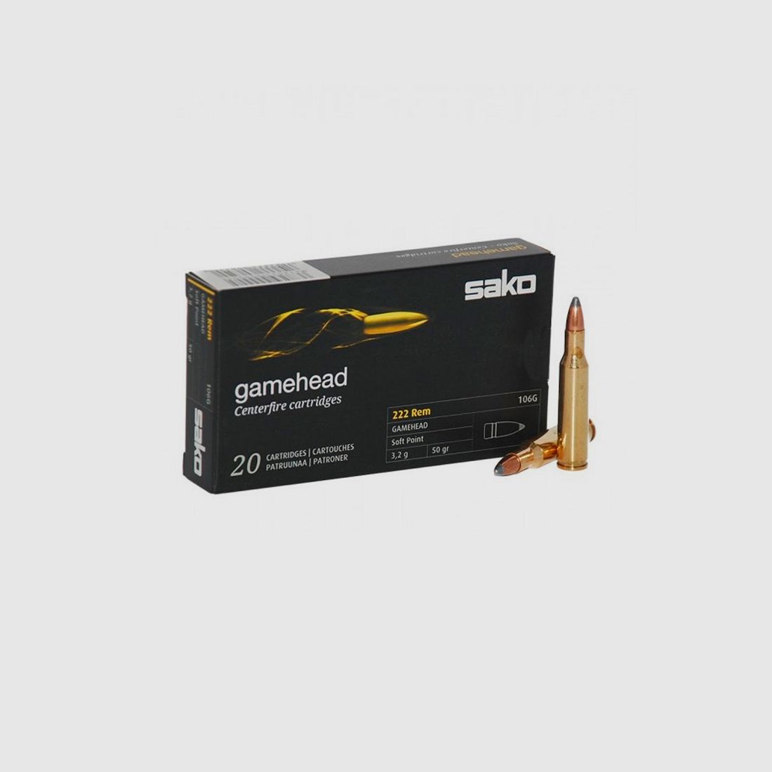 Sako Gamehead Kal.222 REM 50gr