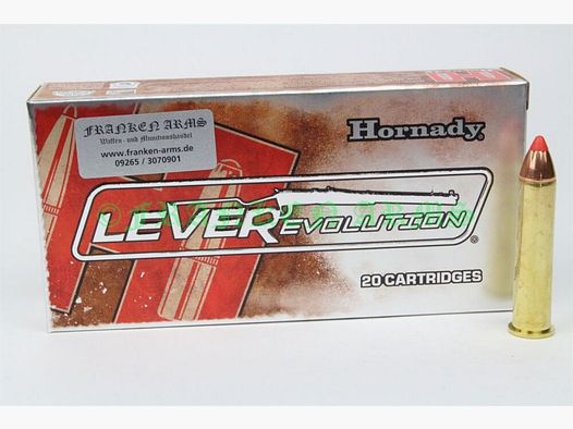 Hornady FTX .45-70 Govt. 325gr. 21.1g Lever Evolution 20 pieces quantity discount