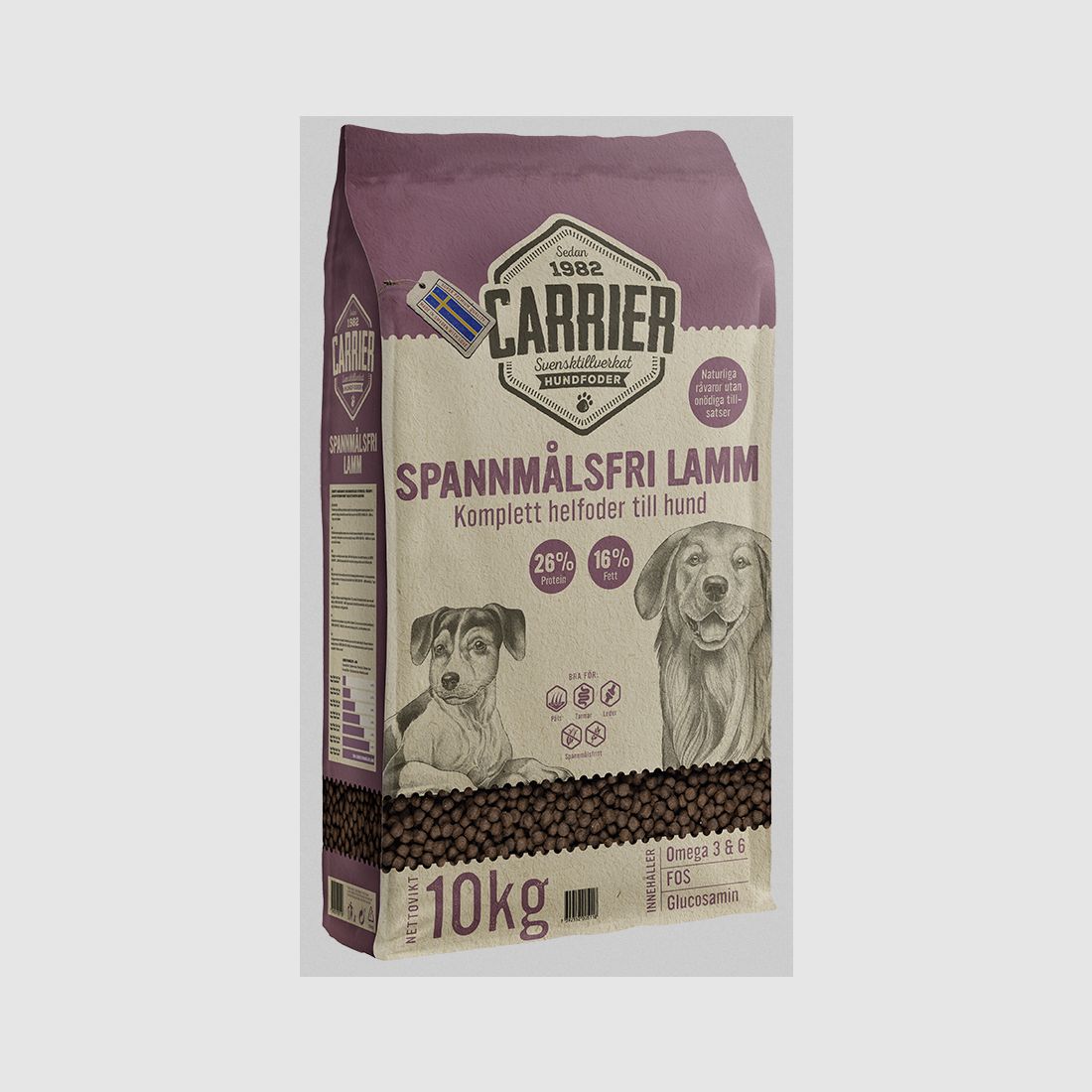 Carrier Hundefutter Grain Free Lamb 10 kg, getreidefrei