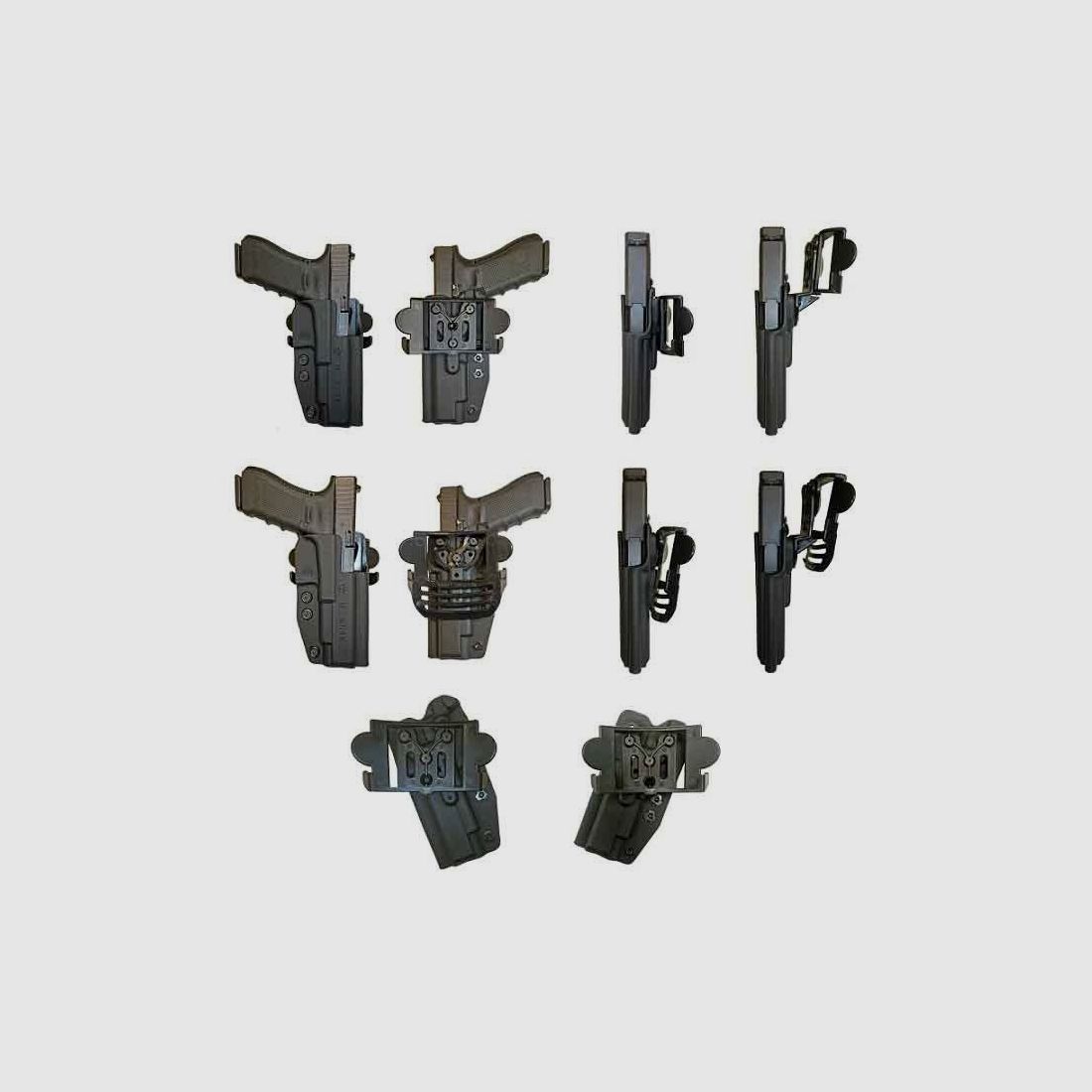 Comp-Tac Kydex Holster INTERNATIONAL Glock 19/23/32 (Gen. 1, 2, 3 , 4)-Rechtshänder-Schwarz