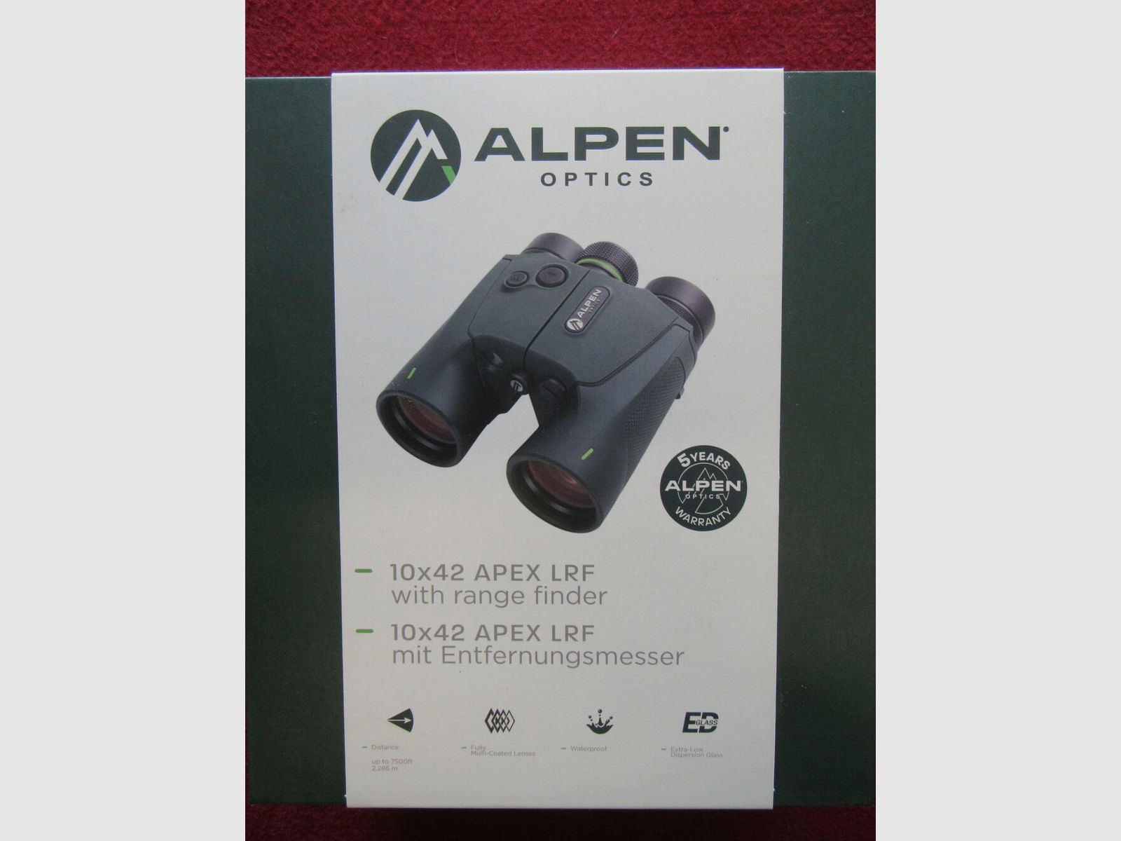 Alpen Optics 10x42 LRF