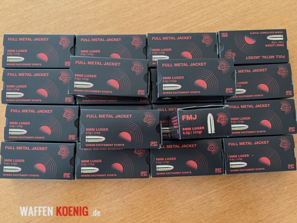 Geco 1000 CARTRIDGES GECO CAL. 9X19 MM