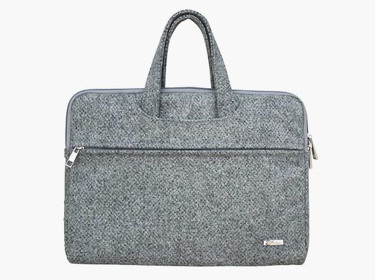 Sac pour ordinateur portable Gottlieb en gris pierre