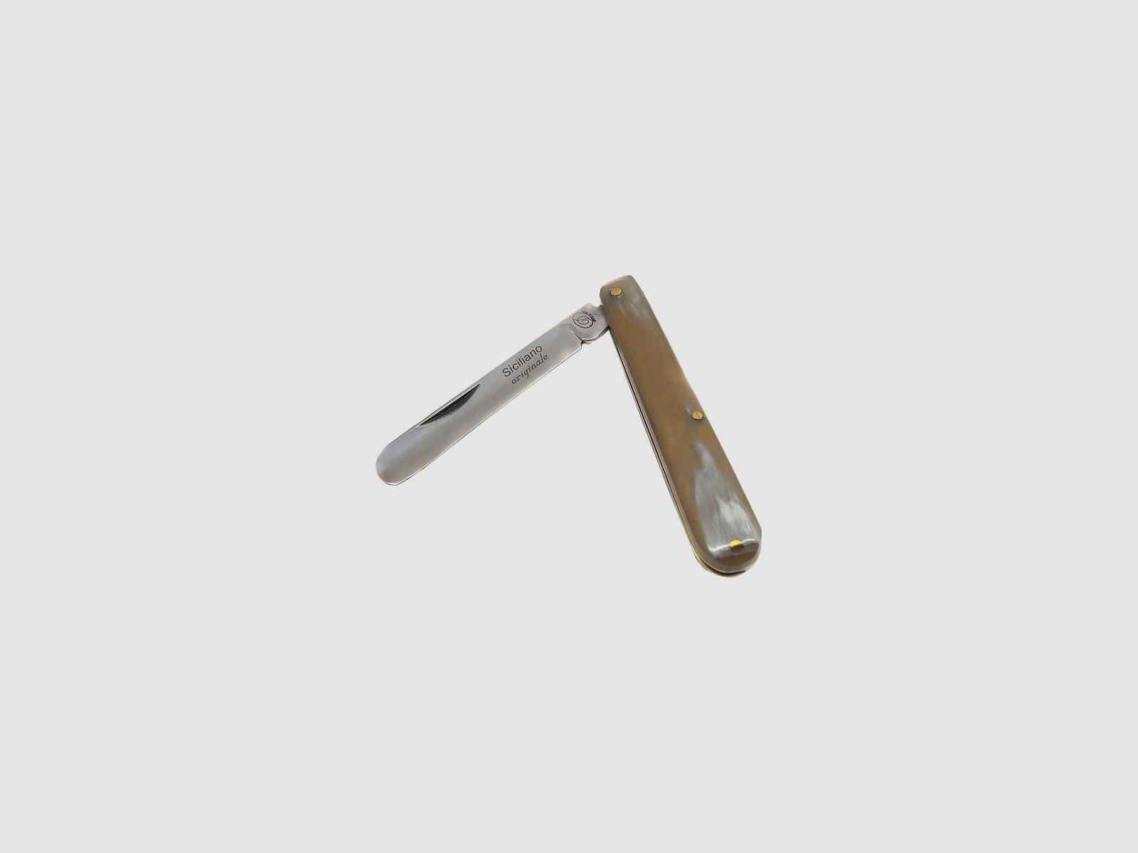 Sizilianisches Messer rasolino 17 cm Horngriff 1424, Bild 1 von 3