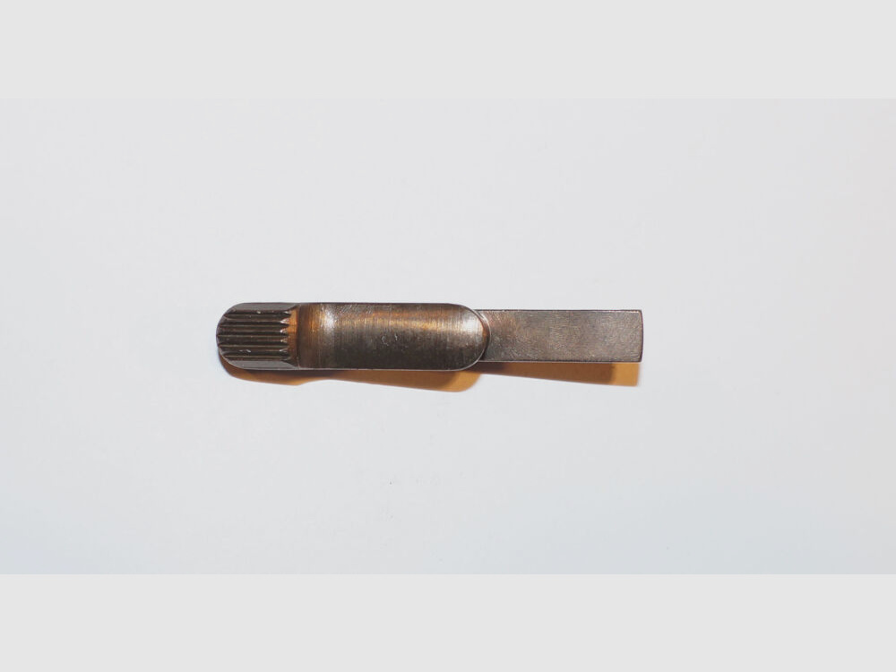Fabryka broni w Bernie Używany dźwignia blokady do szwajcarskiego pistoletu ordynansowego Parabellum 1906, kal. 7,65mmPara, W+F P08