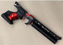 WALTHER LP500-M "SONDERDESIGN ROT" - "MEISTERMANUFAKTUR" - "MECHANISCHER ABZUG"
