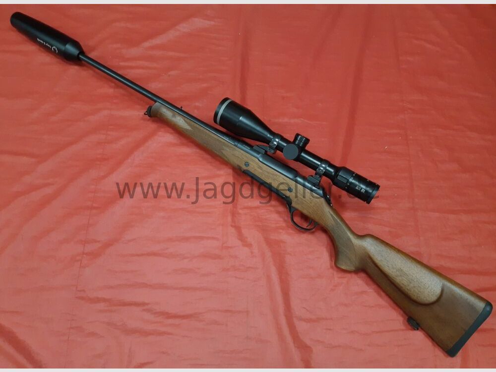 Haenel Jaeger 10 caliber 9.3x62 with 2.5-15x56 Minox ZE5i and silencer F&D 9.3x62