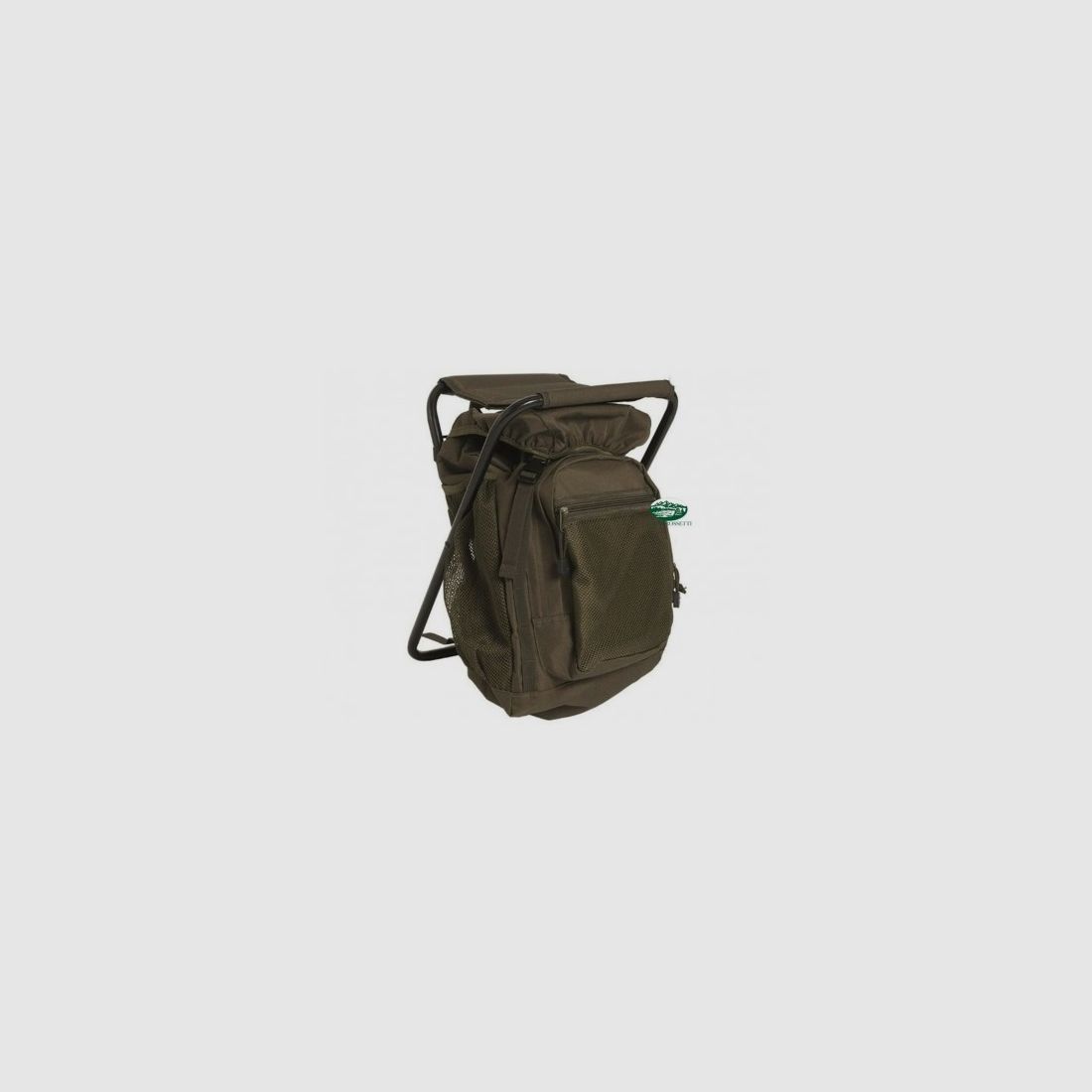 MILSPEC Seat with green backpack
