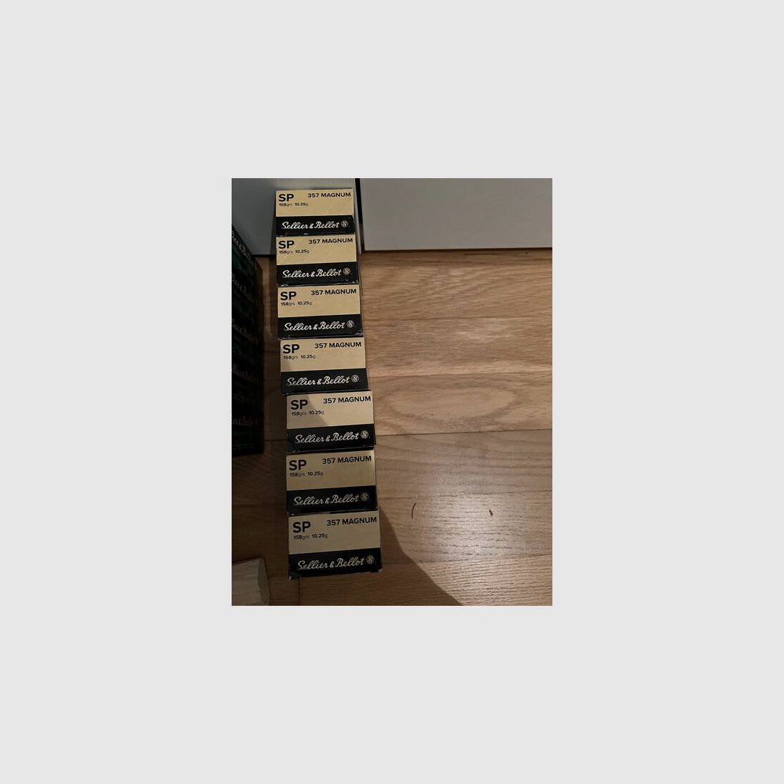350 Schuß (7 Packungen) 357 Magnum 158 Grain Sellier&Bellot