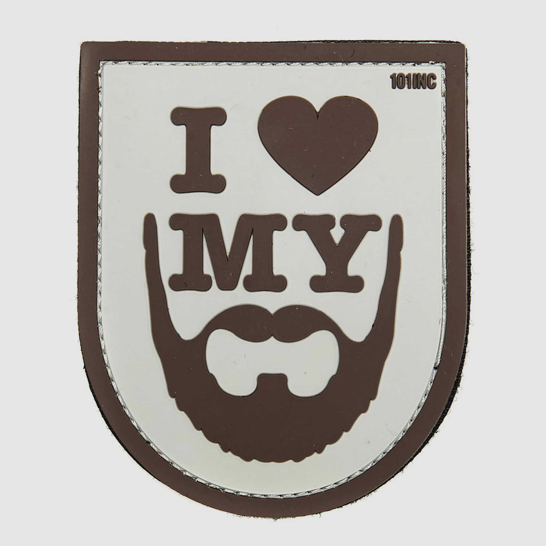 101 INC 101 Inc. 3D Patch I love my Beard braun