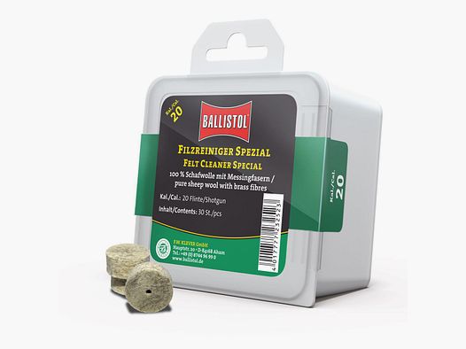 Nettoyant en Feutre Ballistol Spécial / 30 pcs. / Cal. .20
