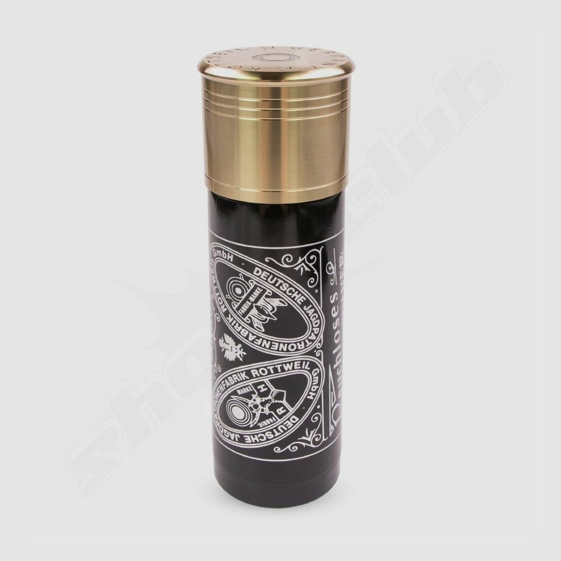 Rottweil thermos flask in shotgun cartridges