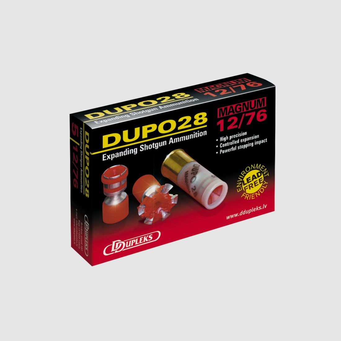 DDupleks 01-01232 Schrotpatrone Dupo 28 12/76 28g 01-01232