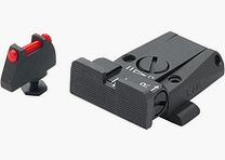 LPA SPR36GL7F Mikrometer-Visiersatz für Glock-Pistolen – Fiber-Optik