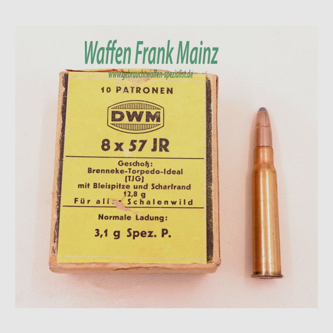 DWM, Karlsruhe Büchsenpatronen 8x57 JR