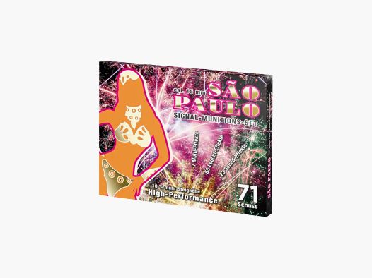 Sao Paulo 71 Schuss Feuerwerksgeschosse XL Set