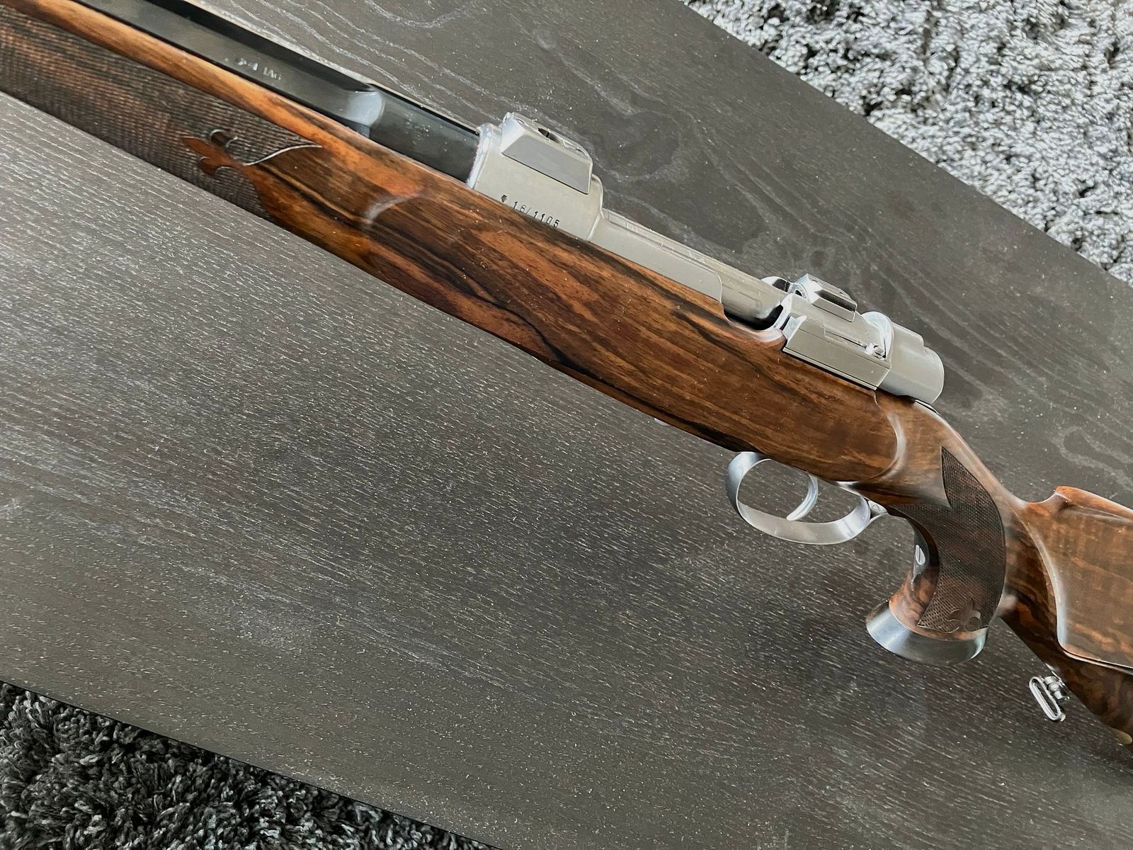 Einzigartiger Custom Mauser 98 8x64S Stutzen Zeiss Octagon Hansjoachim Hensel Kurpfalz