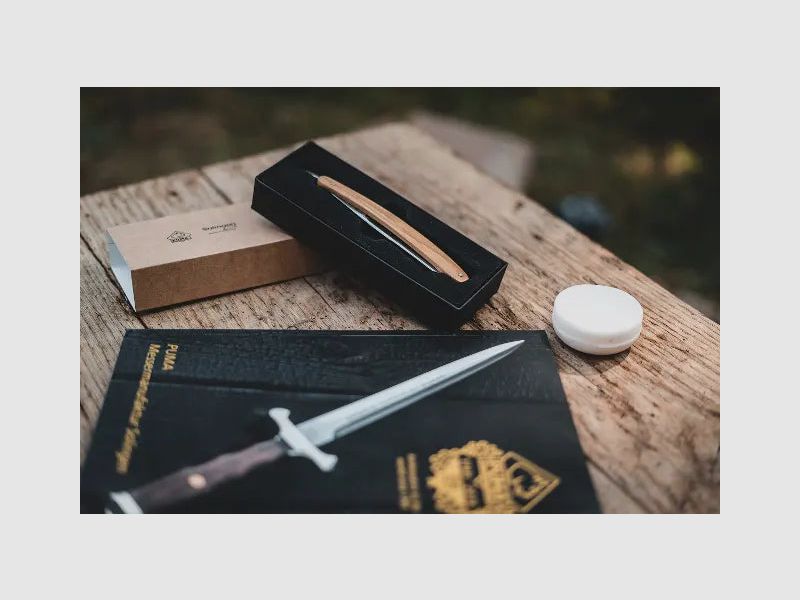 PUMA Rasiermesser (Olivenholz)