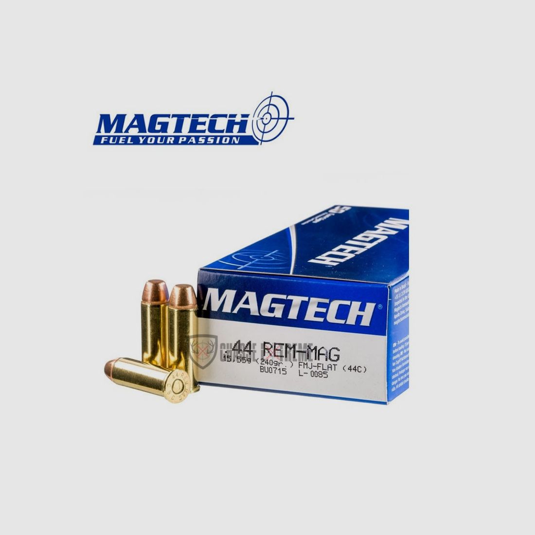 50 Patronen MAGTECH Kal. 44 Rem Mag 240gr FMJ Flach