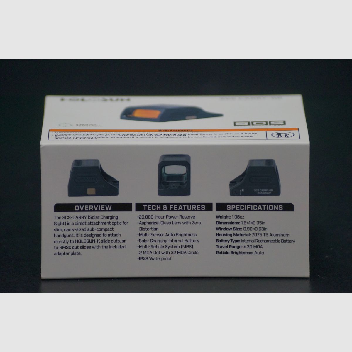 Holosun SCS Carry Green Dot Sight, Bild 3 von 5